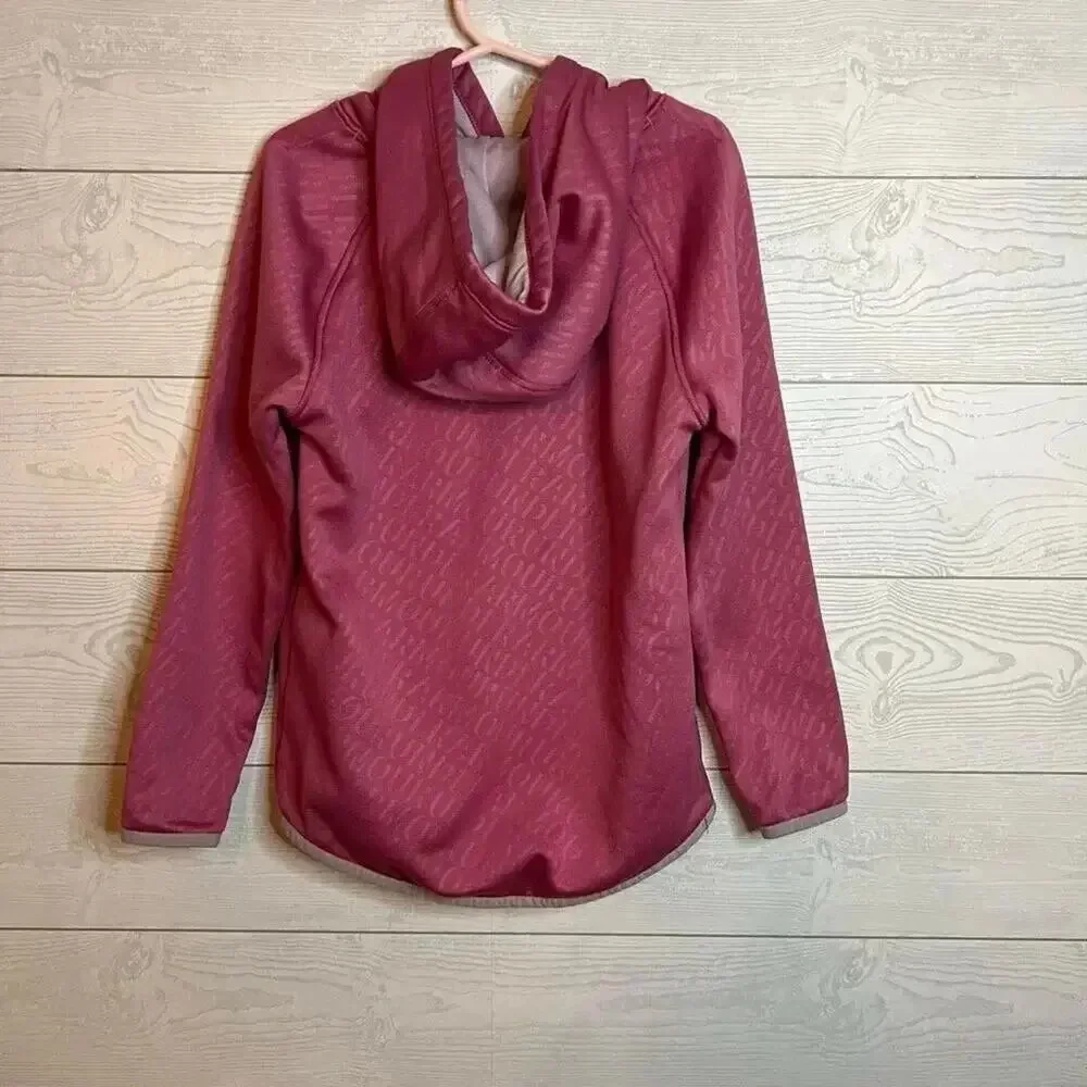 Girls’ Under Armour pink pullover hoodie Size YXS